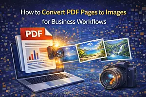 How to Convert PDF Pages to Images for Business Workflows
