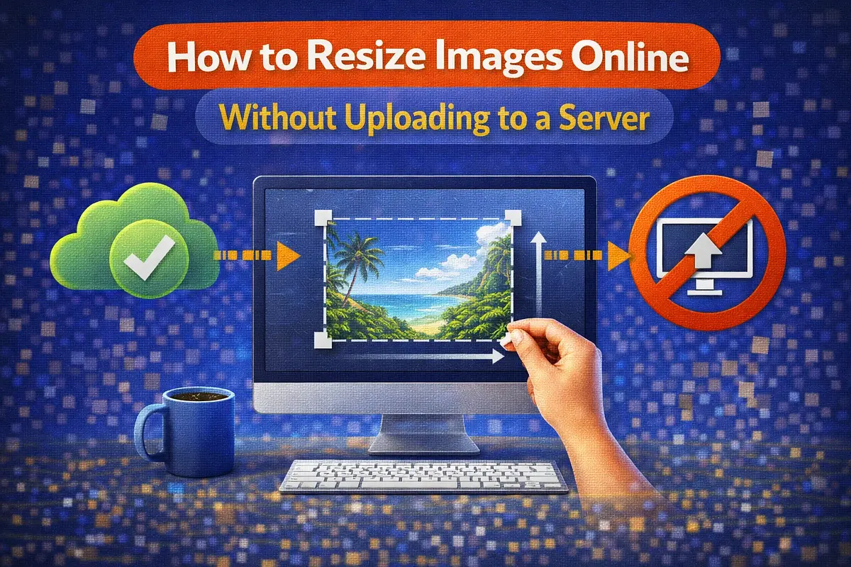 How to Resize Images Online Without Uploading to a Server